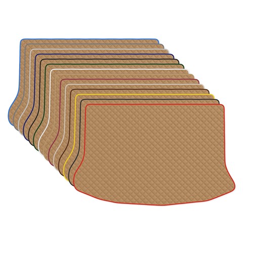 Dunkelbeige kunstleder - dunkelbeige,