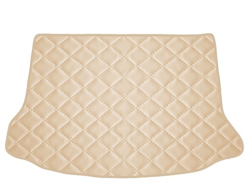 Beige gestepptes öko leder - gestepptes,
